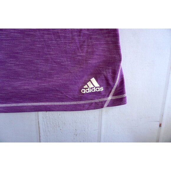 Adidas Womens Purple Climalite Racerback Tank Top - Size M - Picture 2 of 5